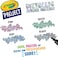 Crayola Metallic Outline Markers, Assorted Colors, Art Supplies, 4 Count