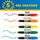 Crayola Crayola Project Gel Crayons 5-Pcs, Assorted