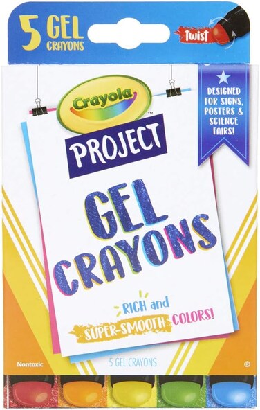 Crayola Crayola Project Gel Crayons 5-Pcs, Assorted