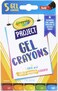 Crayola Crayola Project Gel Crayons 5-Pcs, Assorted
