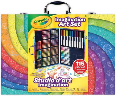 Crayola - Imagination Art Set , Holiday Toys, Gift For Boys and Girls , Arts and Crafts, Gifting &amp; Scented Mini Inspiration Art Case , Ages 3+
