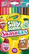 Crayola 10 Ct Silly Scents Smash Ups, Slim Washable Markers