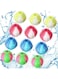 Blulu 12 Pieces Pet Hair Remover for Laundry Dryer Balls Reusable Washing Machine Hair Catcher Pet Dog Cat Hair Catcher Lint Remover (Stylish Color)