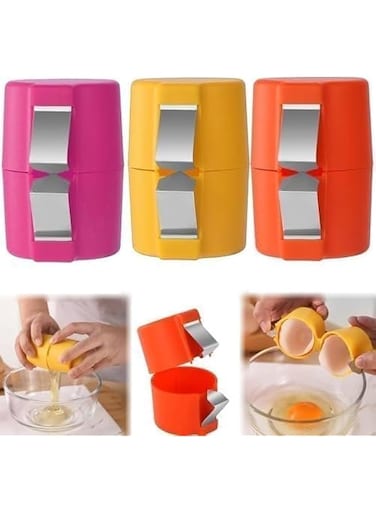 3 Pcs Stainless Steel Egg Shell Cracker &amp; Peeler - Quick Kitchen Tool for Boiled Eggs, Baking, Cooking - Durable Egg Opener with Non-Slip Handle