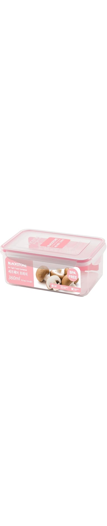 BLACKSTONE leak proof food storage containers Made in Korea IS021 (360 ML)