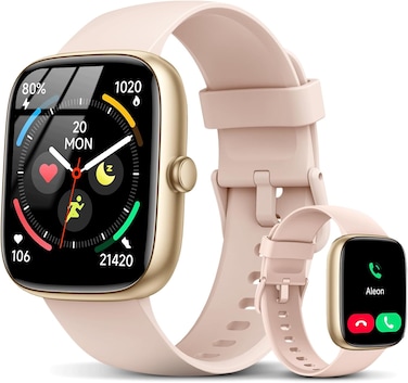 Smart Watch for Men Women, 1.83" HD Fitness Watch with Bluetooth Calling, 2026 Activity Tracker with Heart Rate/Sleep Monitor/Stress, 110+ Sports Modes, IP68 Waterproof Smartwatch for Android iOS