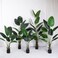 Fake Plant Tree Artificial Plant Faux Tree Banana Leaf Birds of Paradise Indoor Home Office Decoration(120cm)