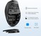 TECKNET Bluetooth Mouse, 4800 DPI Wireless Mouse, 2-Year Battery 6 Adjustable DPI, 6 Buttons Compatible with Laptop/Windows/Computer - Grey