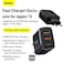 Baseus Compact quick charger USB Type C 2x USB 30W 3A Power Delivery Quick Charge black EU

