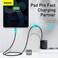 Baseus Compact quick charger USB Type C 2x USB 30W 3A Power Delivery Quick Charge black EU
