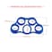 Hand Grip Strengthener, Finger Exerciser (Set of 3).