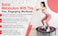 40" Rebounder Fitness Trampoline with Adjustable Handle Bar