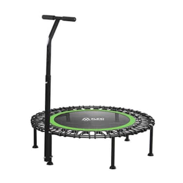 40" Rebounder Fitness Trampoline with Adjustable Handle Bar
