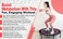 40" Rebounder Fitness Trampoline with Adjustable Handle Bar