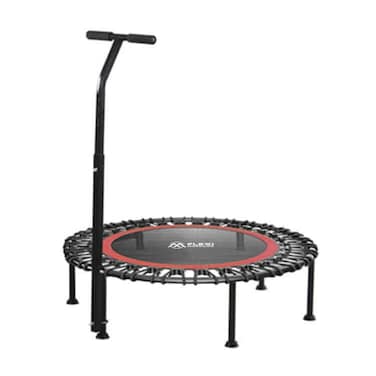 40" Rebounder Fitness Trampoline with Adjustable Handle Bar