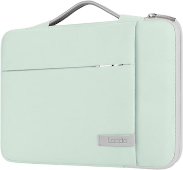 Lacdo 360&deg; Protective 14" Laptop Sleeve Computer Case Portable Bag for HP EliteBook 840、Pavilion X360  Lenovo IdeaPad、ThinkPad ASUS ZenBook、VivoBookDell Inspiron、LatitudeAcer Notebook Green