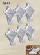 6 Pcs Dumpling Maker&Acirc;&nbsp; &acirc;&euro;&ldquo; Easy-to-Use Dumpling Mold for Perfect Dumplings &acirc;&euro;&ldquo; Made of Durable Food-Grade PP Material, for Versatile Cooking, Ideal for Dumplings, Ravioli, Empanadas and More, Portable &amp; Easy to Clean &acirc;&euro;&ldquo; White