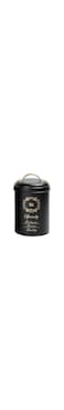 Cuisine Art CuisineArt Tea Canister with Golden Logo -Metal Lid W/Gldn Handle)