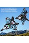 RC Aeroplane &ndash; 2.4GHz Remote Control Fighter Plane, RTF Quadcopter Toy with Lights USB Charging