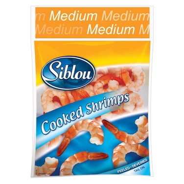 Siblou Medium Cooked Shrimps, 250g