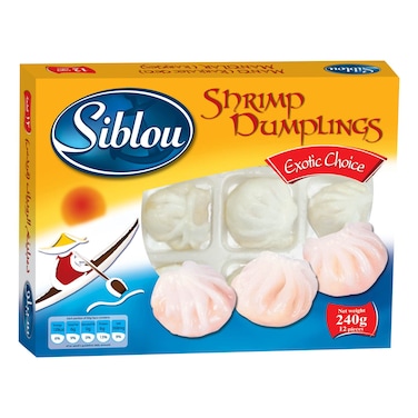 Siblou Shrimps Dumplings, 240g