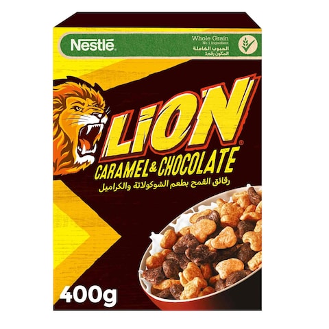 Nestle Lion Caramel and Chocolate Breakfast Cereal, 400g