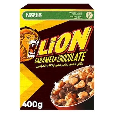 Nestle Lion Caramel and Chocolate Breakfast Cereal, 400g
