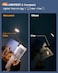 Glocusent Lightweight Rechargeable 10 LED Amber Book Light for Reading in Bed, Clip-on EyeCare Warm Reading Light up to 80Hrs, 3 Brightness Dimmable X 3 Color Modes (Dark Gray)