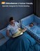 Glocusent Lightweight Rechargeable 10 LED Amber Book Light for Reading in Bed, Clip-on EyeCare Warm Reading Light up to 80Hrs, 3 Brightness Dimmable X 3 Color Modes (Dark Gray)
