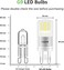 Lepro G9 LED Light Bulbs, Cool White 6000K, 3.8W 470lm LED Capsule Bulbs for Crystal Chandeliers, Energy Saving, 40W Halogen Bulbs Equivalent, Ceiling and Wall Light Fittings, Non-dimmable, Pack of 5