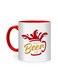 Styles Craft Beer Pub Printed Mug White/Red