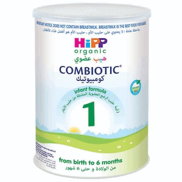 Hipp Organic Combiotic Infant Formula Stage 1, From Birth to 6 Months, 800g