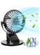 Necomi Clip on Fan, 360&deg; Rotation Portable Small Desk Fan,Rechargeable Battery Operated Portable Fan with 3 Speeds, Quiet, USB Camping Fan, Lasts 40hrs, Baby Stroller, Office Desk Fan