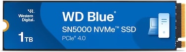 قرص SSD بذاكرة مستديمة SN5000 سعة 1TB ومنفذ PCIe جيل 4.0 وسرعة قراءة تصل الى 5150 ميجابايت/ثانية وتقنية ان كاش 4.0 يتضمن برنامج اكرونيس ترو ايميج مجاني لنقل البيانات M.2 2280 SSD داخلي