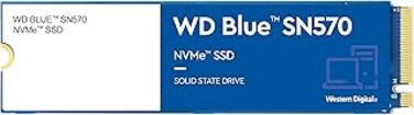 WD 2TB Blue SN570 NVMe M.2 2280 PCIe Gen3 SSD R:3500MB/s,W:3500MB/s