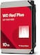 Western Digital Red Plus 3.5" Internal NAS HDD, 10TB Capacity, Up to 260MB/s Transfer Rate, 7200 RPM Disk Speed, 512 MB Cache Size, 180 TBW Endurance, CMR Recording Technology   WD100EFGX