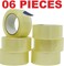 Multipurpose  Carton Sealing &amp; Packing  Tape 06 Pieces - AA Tape Clear Tape for Packing, 2 inch width x 100 Yards