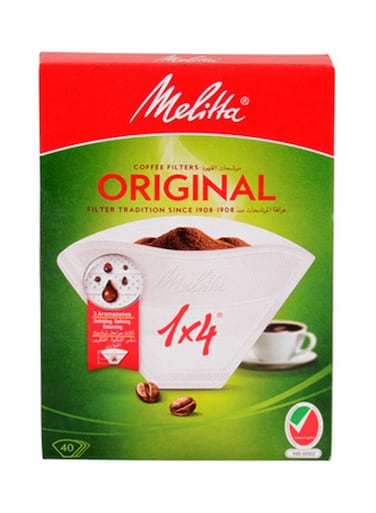 40-Piece Original Coffee Filter White