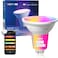 Lepro BG1 AI Smart Bulbs GU10, 400lm 4.5W Spotlight Bulb Dimmable, RGB 2700K-5700K, 50W Halogen Equivalent, Works with Alexa/Google Assistant, Voice Control, Personalized AI Lighting Designer
