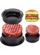GPYG Hamburger Press Patty Maker, Burger Press, 3 in 1 Non-Stick Meat Beef Veggie Hamburger Mold, Kitchen Gadgets to Make Patty for Stuffed Slider BBQ Barbecue Grilling