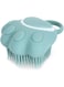 Oasisgalore Pet Grooming Brush, Silicone Rubber Dog Bath Brush Comb, Soft Silicone Puppy Massage Brush Hair Fur Grooming Cleaning Brush with Shampoo Dispenser, Blue