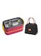 Stainless Steel Lunch Box - Insulated Bento Box Multifunctional-Containers Lunch Box with 2 Compartments &amp; Tableware(304 stainless steel) lunch box with Lunch MahMir Lunch bag (Red+ Lunch Bag)