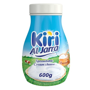 Kiri Al Jarra Spreadable Cream Cheese Jar, 600g