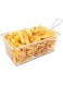 Restaurantware Low Boy Fry Basket, Appetizer Basket - Stainless Steel - 7.9" - 1ct Box -