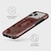 جراب Burga Eternal Premium لهاتف iPhone 17 Pro Max، متوافق مع غطاء صلب مزدوج الطبقات مع حماية من السيليكون - غطاء مقاوم للخدوش والصدمات