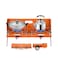 Portable 2 Burner Gas Stove with Foldable Legs, Windshield &amp; Adjustable Flame for Camping Outdoor Cooking