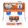 Portable 2 Burner Gas Stove with Foldable Legs, Windshield &amp; Adjustable Flame for Camping Outdoor Cooking