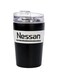 Nessan Tumbler Stainless Steel Vacuum Insulated Travel Mug Water Coffee Cup for Home Office Outdoor Works Great for Ice Drinks and Hot Beverage- 200ml Black