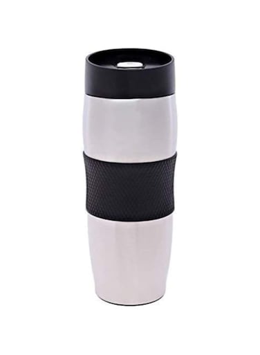 Nessan Mug with silicone Rubber 380ml Black, F-HV056-GR
