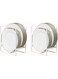 Khazna Plate Rack dish rack Kitchen Space Saver plate holder plate stand plate organiser for kitchen plate organizer pot organiser kitchen gadget drawer- White, Large, 2 Pieces